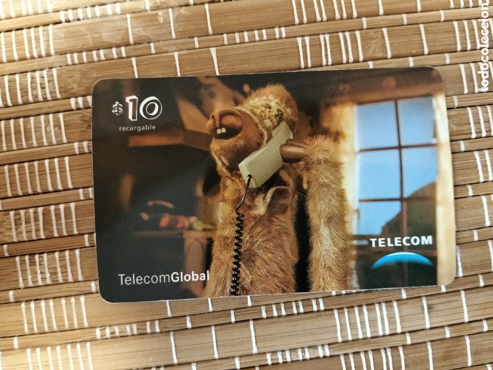 Tarjetas telef&oacute;nicas de colecci&oacute;n: Tarjeta telef&oacute;nica recargable telecom global llamadas 10 $ argentina la llama que llama a&ntilde;o 2002 apr