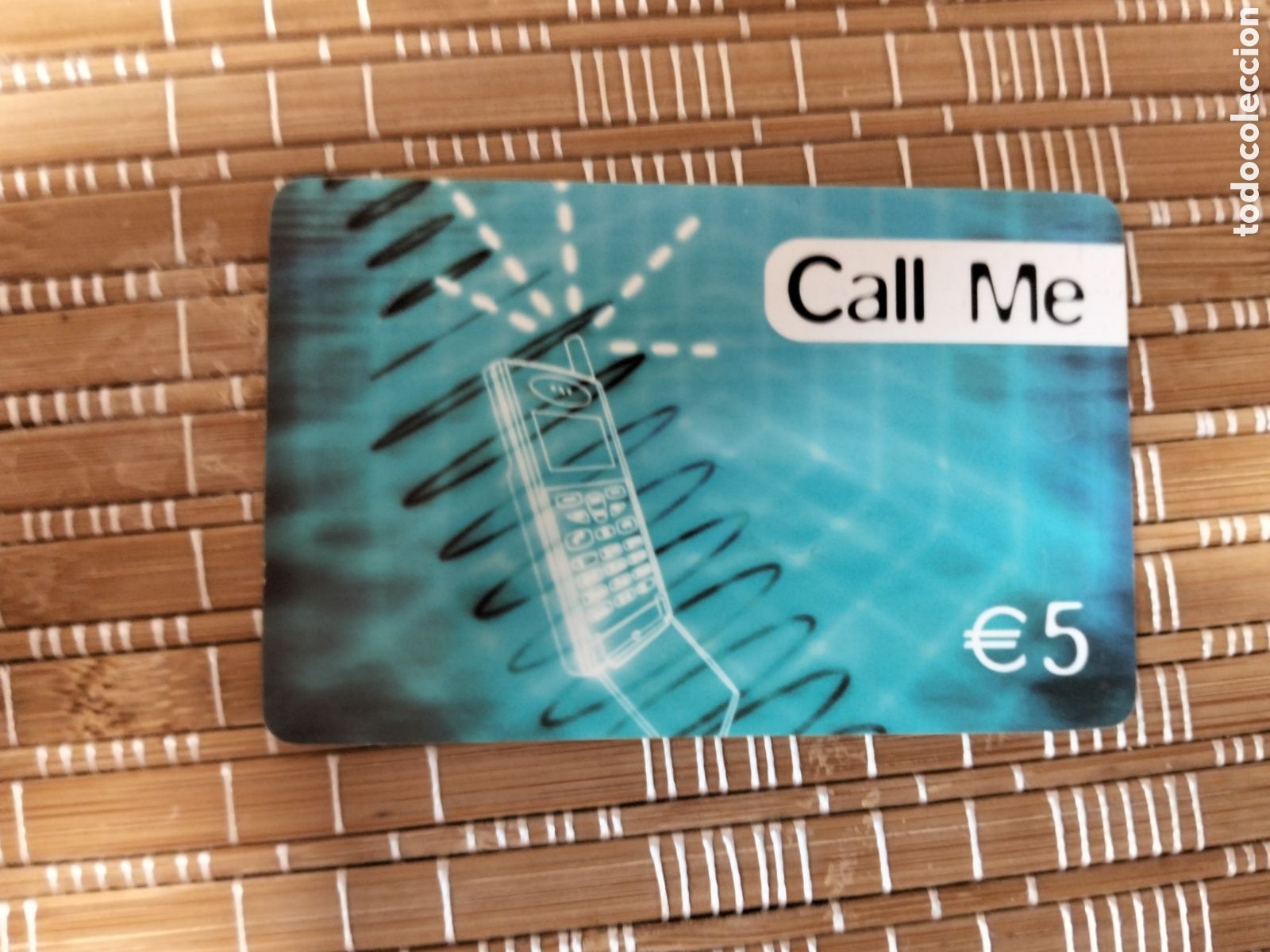 Collection telephone cards: Call me tarjeta telef&oacute;nica llamadas espa&ntilde;a 5 &euro; 2005 aproximadamente