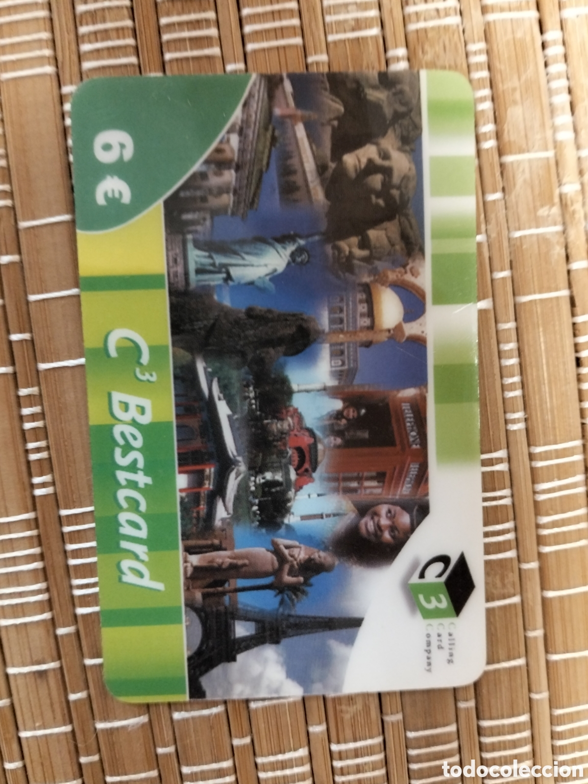 Tarjetas telef&oacute;nicas de colecci&oacute;n: C3 BESTcard calling card company 6 &euro; espa&ntilde;a 2005 aproximadamente