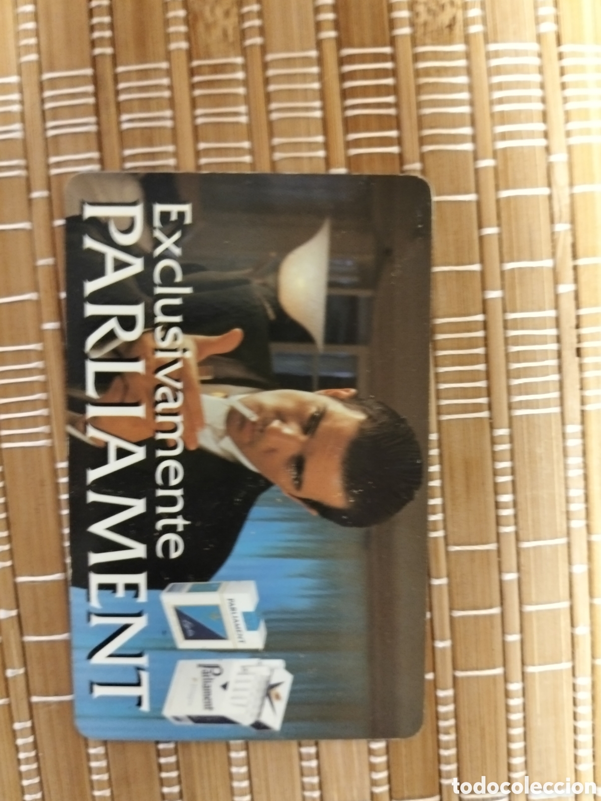 Tarjetas telef&oacute;nicas de colecci&oacute;n: Tarjeta llamadas telef&oacute;nica de argentina exclusivamente parliament antonio banderas 20 fichas 1996
