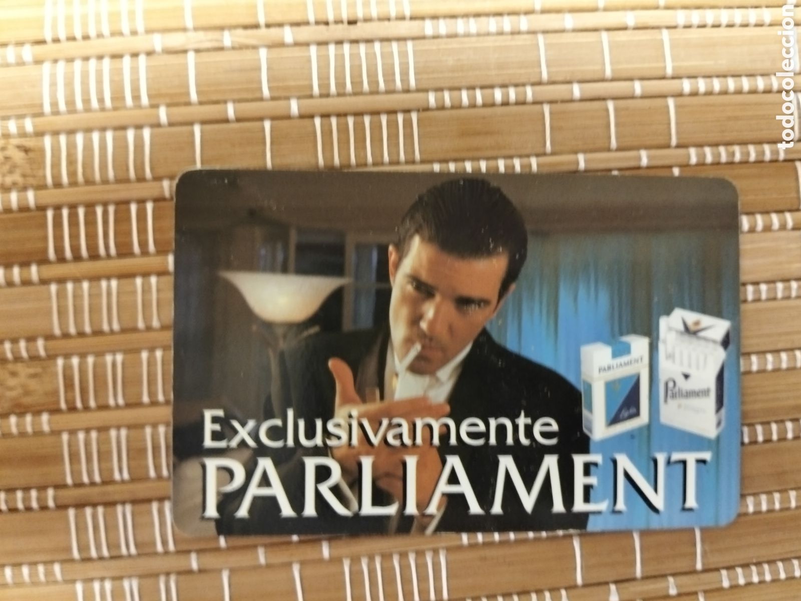 Tarjetas telef&oacute;nicas de colecci&oacute;n: Tarjeta llamadas telef&oacute;nica de argentina exclusivamente parliament antonio banderas 20 fichas 1996