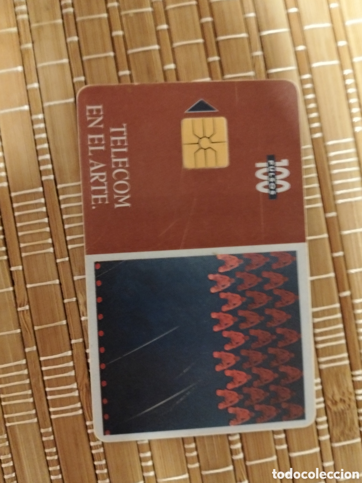 Tarjetas telef&oacute;nicas de colecci&oacute;n: Tarjeta telef&oacute;nica llamadas telecom en el arte. 100 pulsos. Argentina 09/1995