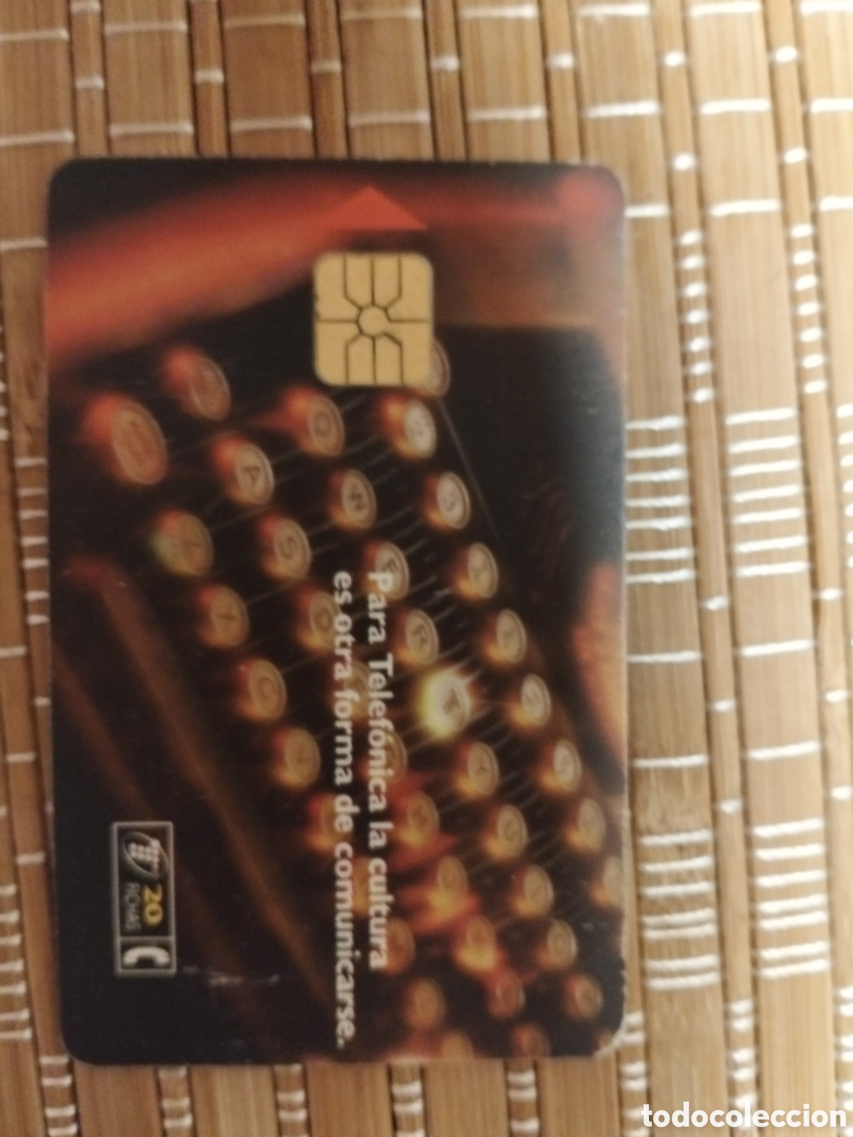 Tarjetas telef&oacute;nicas de colecci&oacute;n: Tarjeta telef&oacute;nica de argentina llamadas 20 fichas serie a5 a&ntilde;o 2000 aproximadamente