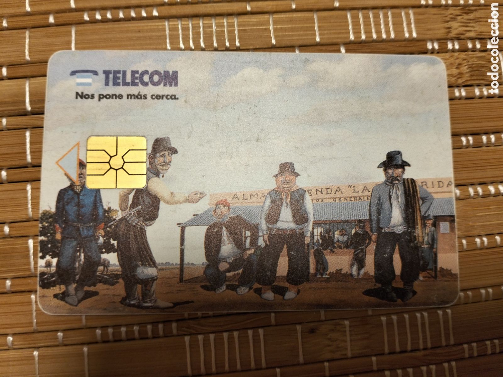 Sammlung von Telefonkarten: Tarjeta n.&deg; 3 la taba colecci&oacute;n Molina campos 100 pulsos 09/96telef&oacute;nica llamadas telecom argentina