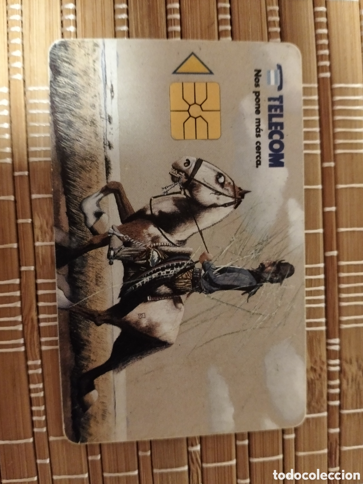 Tarjetas telef&oacute;nicas de colecci&oacute;n: Tarjeta n.&deg; 4 overo colecci&oacute;n Molina campos 100 pulsos 09/1996 telef&oacute;nica llamadas telecom argenti
