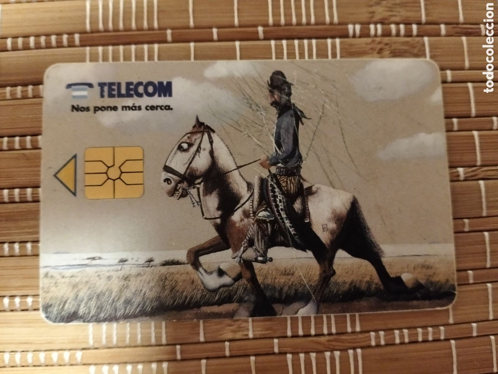 Sammlung von Telefonkarten: Tarjeta n.&deg; 4 overo colecci&oacute;n Molina campos 100 pulsos 09/1996 telef&oacute;nica llamadas telecom argenti
