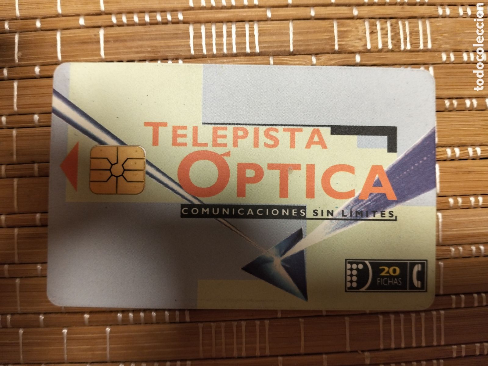 Sammlung von Telefonkarten: Tarjeta llamadas telef&oacute;nica de argentina telepista &oacute;ptica comunicaciones sin l&iacute;mites 08/1995 serie