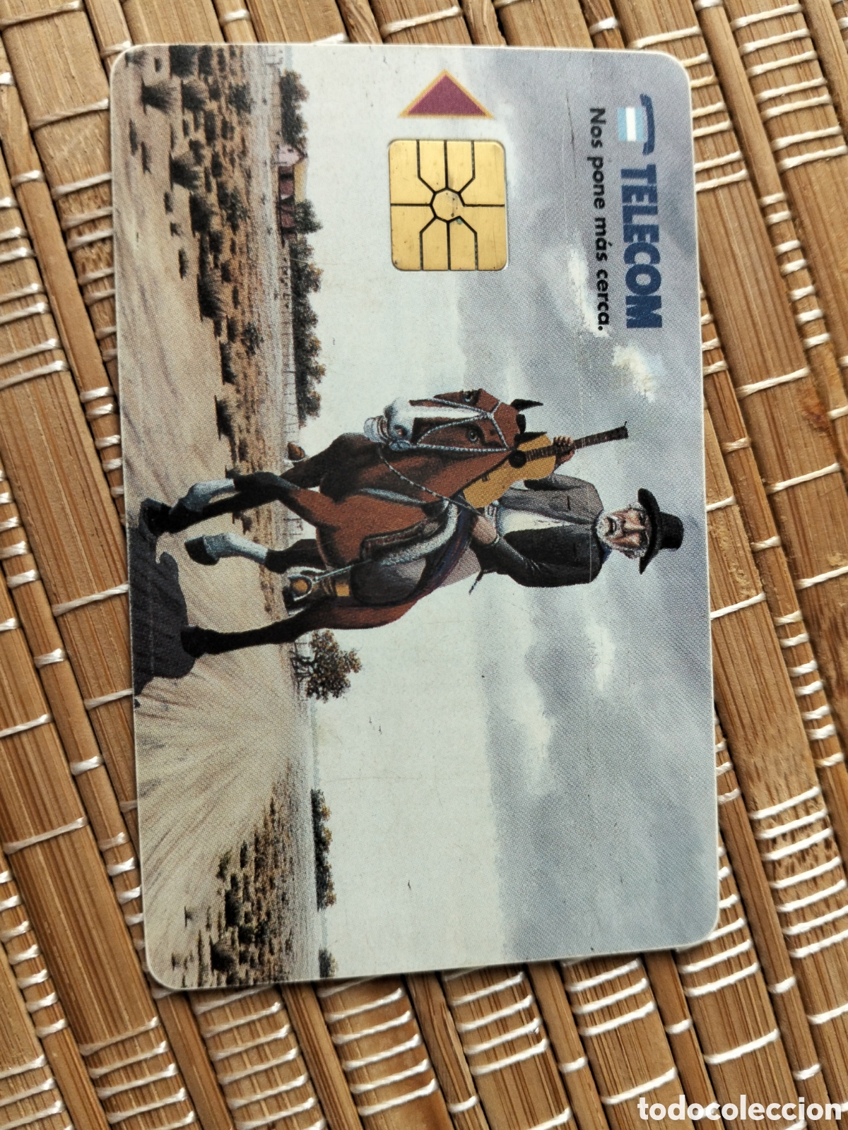 Tarjetas telef&oacute;nicas de colecci&oacute;n: Tarjeta n.&deg; 8 colecci&oacute;n molina campos don Celestino pardales llamadas telef&oacute;nica telecom srgentina