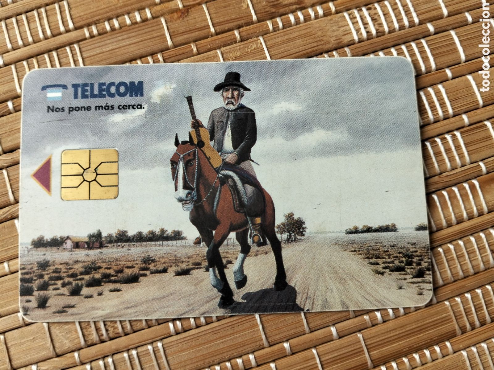 Sammlung von Telefonkarten: Tarjeta n.&deg; 8 colecci&oacute;n molina campos don Celestino pardales llamadas telef&oacute;nica telecom srgentina