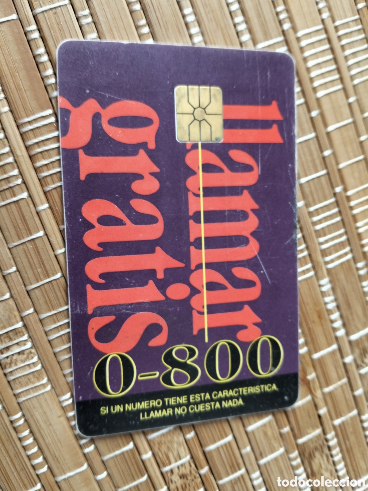 Tarjetas telef&oacute;nicas de colecci&oacute;n: Tarjeta llamadas telef&oacute;nica telecom argentina llamar gratis 0-800 100 pulsos $ 5,10 06/1995