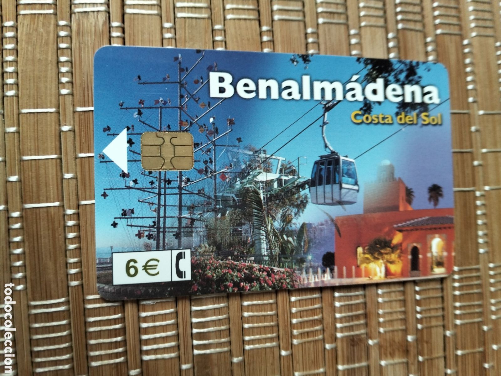 Collection telephone cards: Tarjeta llamadas telef&oacute;nica de Espa&ntilde;a 11/2002 6 &euro; puerto deportivo de Benalm&aacute;dena