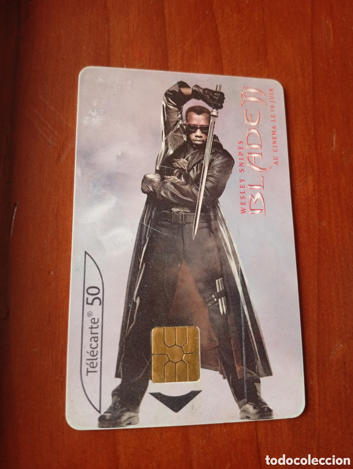 Tarjetas telef&oacute;nicas de colecci&oacute;n: TARJERA TELEFONO TELEFONICA BLADE II 2002 WESLEY SNIPES