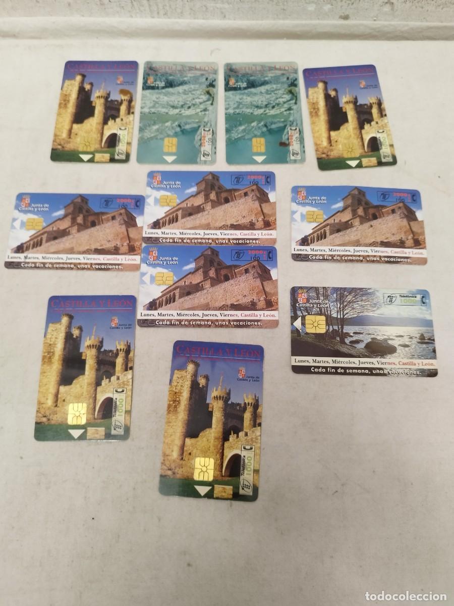 Tarjetas telef&oacute;nicas de colecci&oacute;n: Lote de 11 tarjetas telef&oacute;nicas de castilla y leon, espa&ntilde;a.