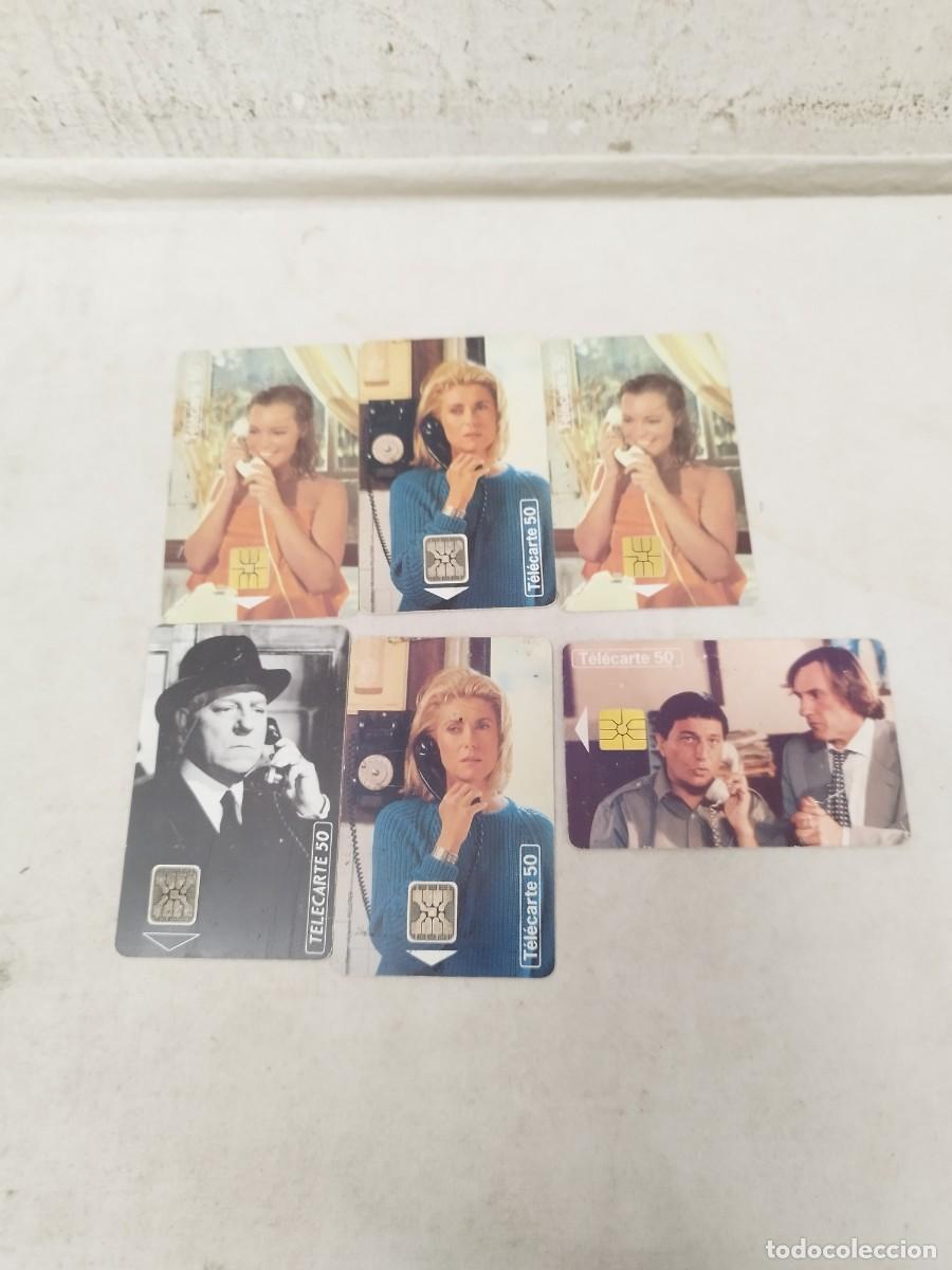 Tarjetas telef&oacute;nicas de colecci&oacute;n: Lote de 6 tarjetas telef&oacute;nicas de la serie T&eacute;l&eacute;phone et Cin&eacute;ma de France Telecom.