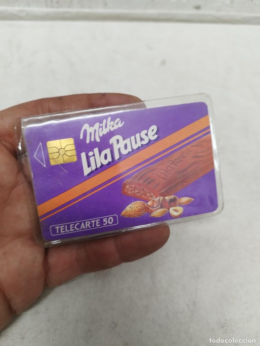 Tarjetas telef&oacute;nicas de colecci&oacute;n: Tarjeta telefonica Milka, Telecom 50 francia.
