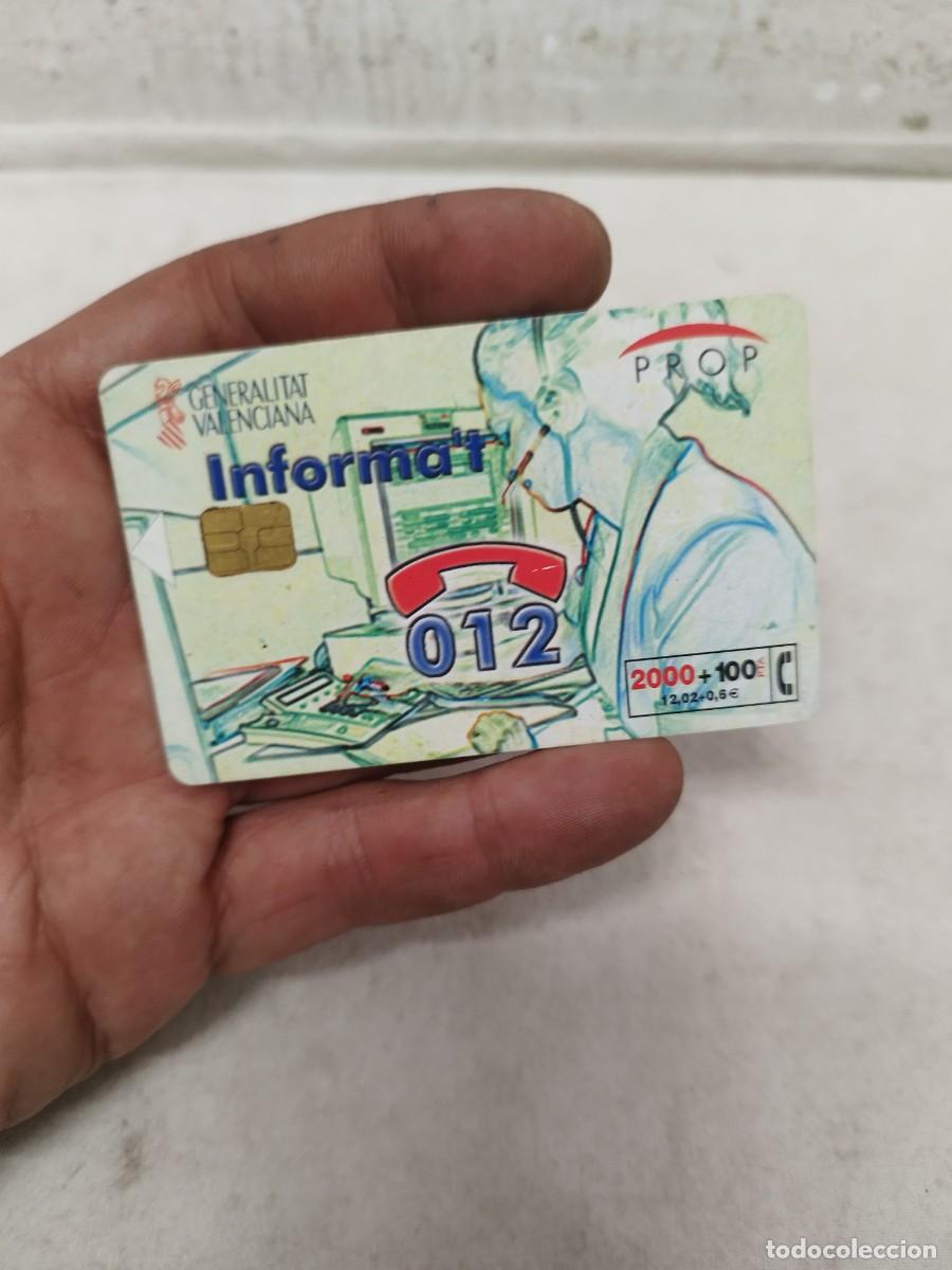 Tarjetas telef&oacute;nicas de colecci&oacute;n: Tarjeta telef&oacute;nica espa&ntilde;ola cabitel. Valencia con numero de informacion. Informate.