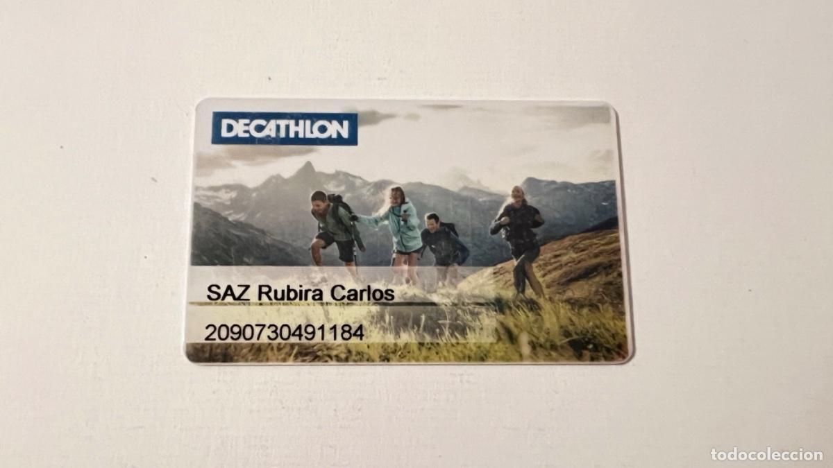 Tarjetas telef&oacute;nicas de colecci&oacute;n: Tarjeta de pl&aacute;stico Card carnet DECATHLON