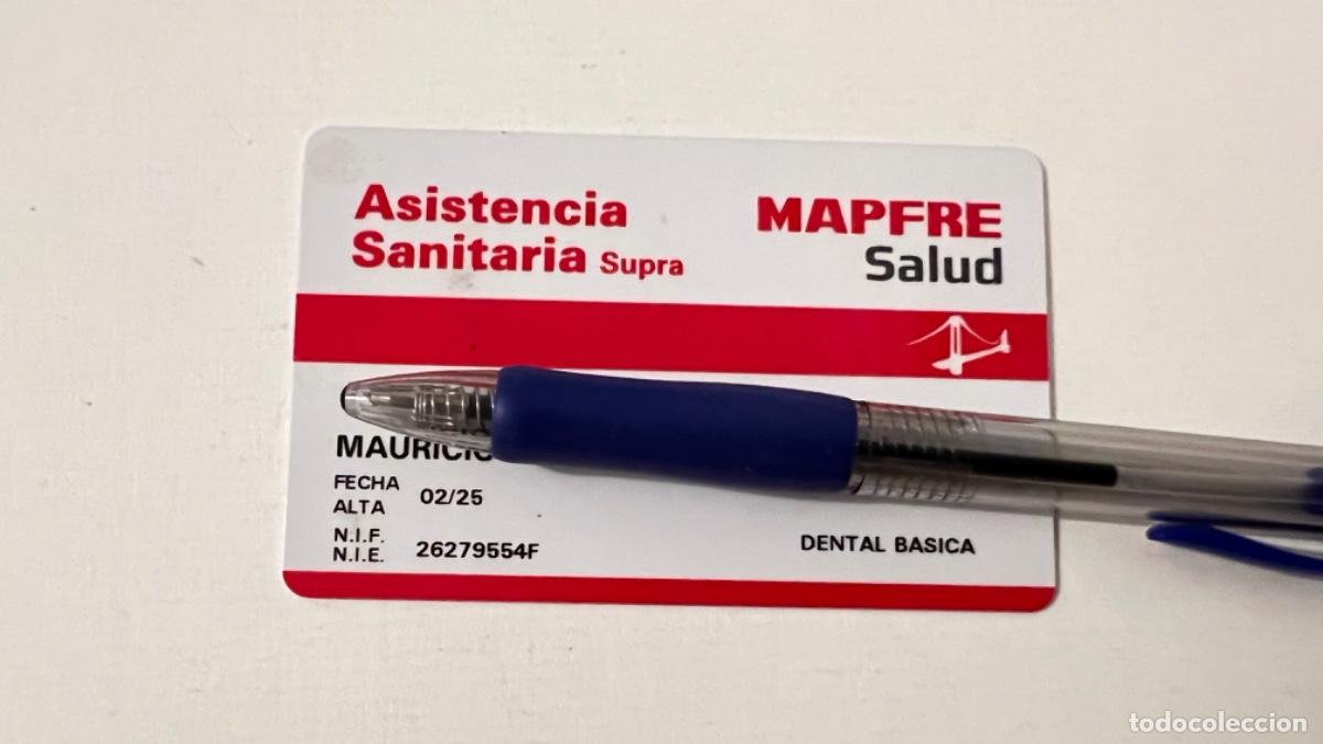 Tarjetas telef&oacute;nicas de colecci&oacute;n: Tarjeta de pl&aacute;stico Card carnet seguros MAPFRE Salud