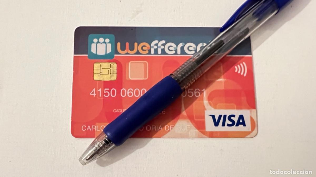 Tarjetas telef&oacute;nicas de colecci&oacute;n: Tarjeta de pl&aacute;stico Card VISA CAJAMAR para colecci&oacute;n