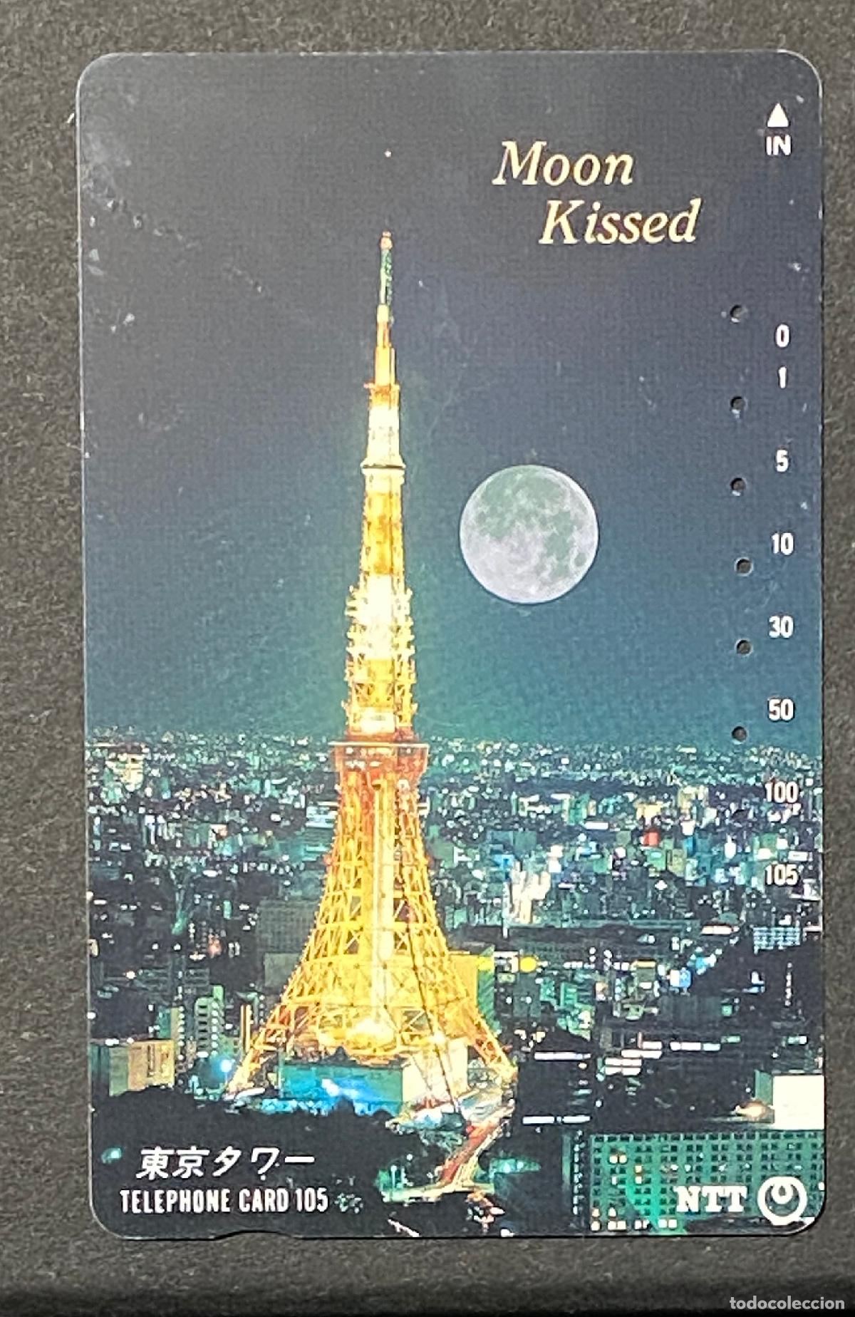 Tarjetas telef&oacute;nicas de colecci&oacute;n: Scheda Telefonica NTT Tokyo Tower Moon Kissed - NTT (Nippon Telegraph and Telephone)