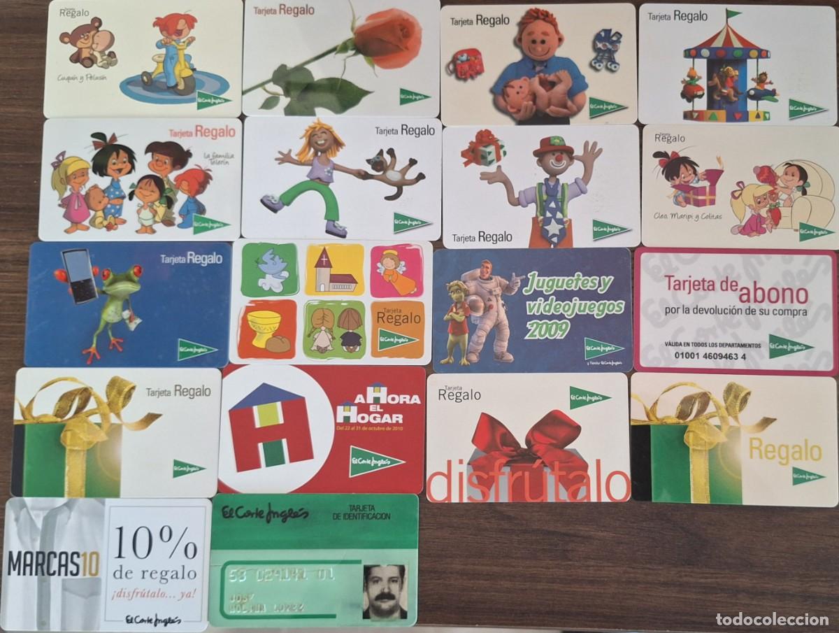 Tarjetas telef&oacute;nicas de colecci&oacute;n: LOTE DE 40 TARJETAS - TARJETAS REGALO Y COMERCIALES - CORTE INGL&Eacute;S