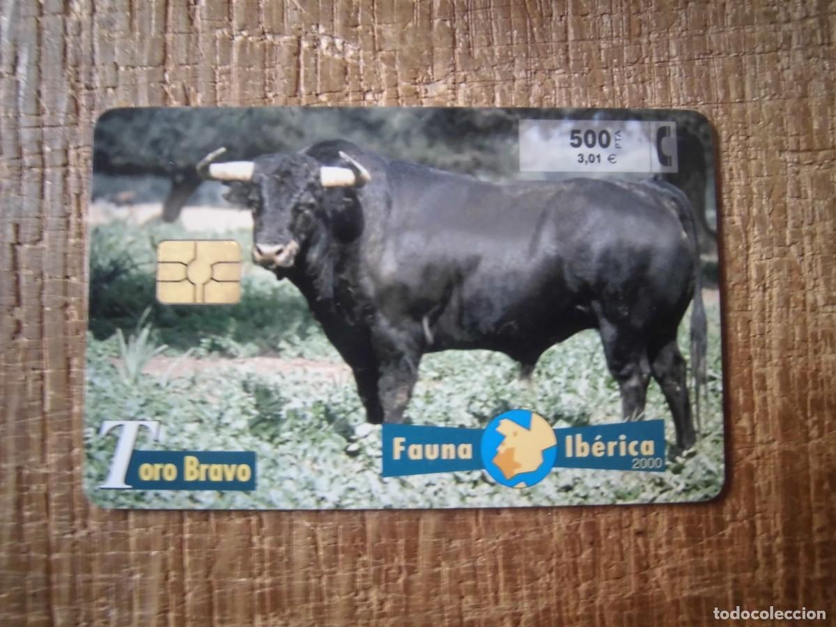 Tarjetas telef&oacute;nicas de colecci&oacute;n: TARJETA TELEF&Oacute;NICA TORO BRAVO FAUNA IB&Eacute;RICA 500 PESETAS