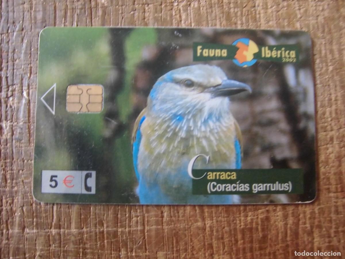 Tarjetas telef&oacute;nicas de colecci&oacute;n: TARJETA TELEF&Oacute;NICA CARRACA FAUNA IB&Eacute;RICA 5 EUROS