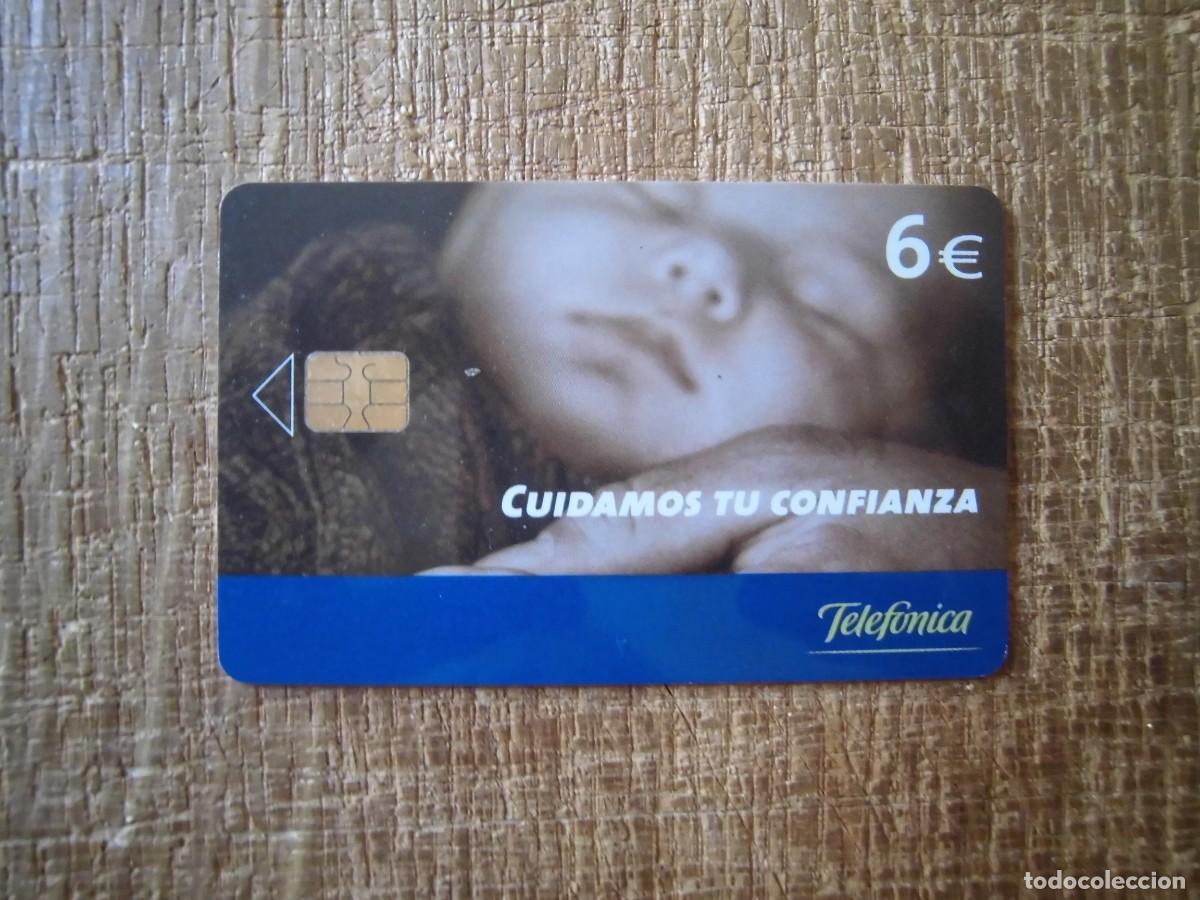 Tarjetas telef&oacute;nicas de colecci&oacute;n: TARJETA TELEF&Oacute;NICA CUIDAMOS TU CONFIANZA TELEF&Oacute;NICA 6 EUROS