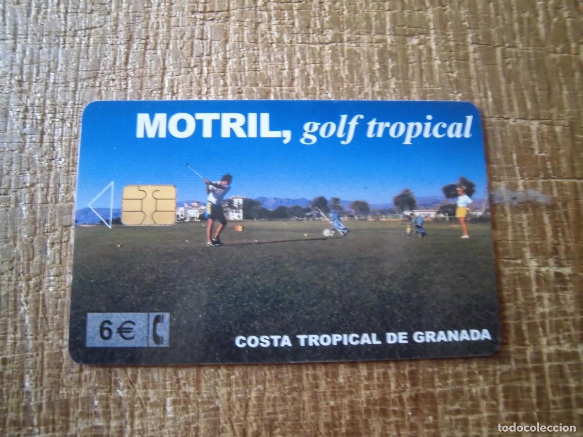 Tarjetas telef&oacute;nicas de colecci&oacute;n: TARJETA TELEF&Oacute;NICA MOTRIL GOLF TROPICAL 6 EUROS
