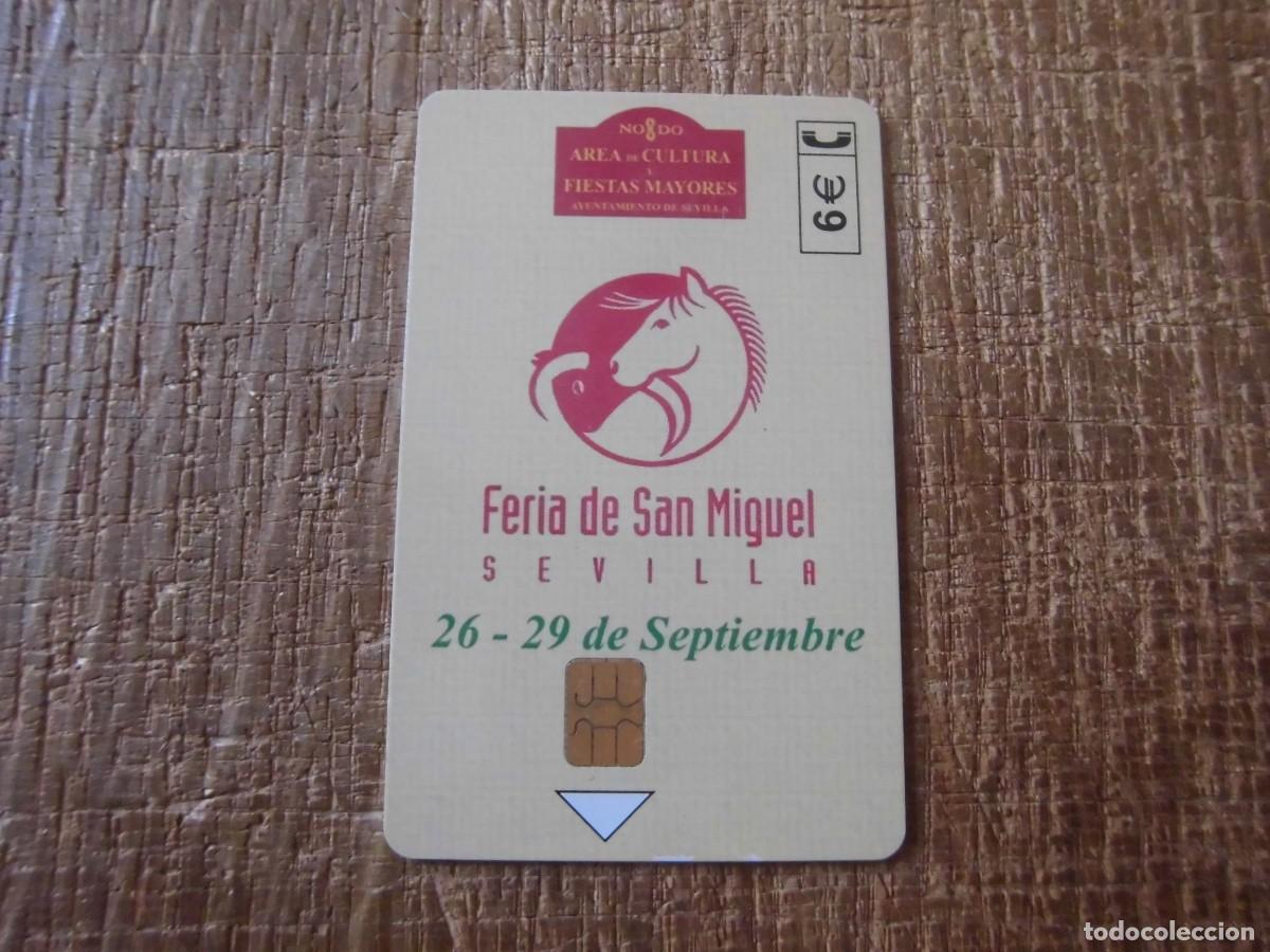 Tarjetas telef&oacute;nicas de colecci&oacute;n: TARJETA TELEF&Oacute;NICA FERIA DE SAN MIGUEL 6 EUROS