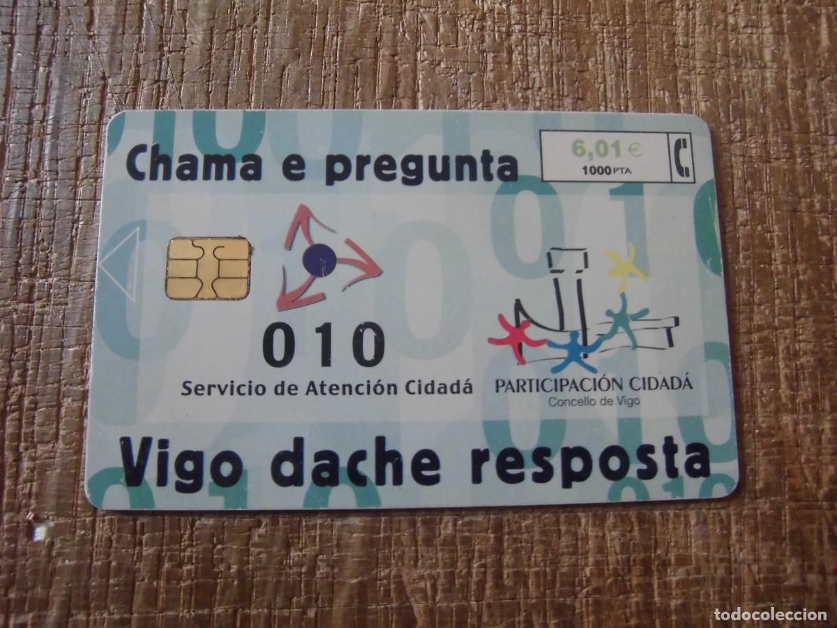 Tarjetas telef&oacute;nicas de colecci&oacute;n: TARJETA TELEF&Oacute;NICA CHAMA E PREGUNTA VIGO DACHE RESPOSTA 6 EUROS