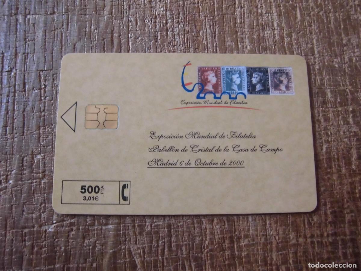 Tarjetas telef&oacute;nicas de colecci&oacute;n: TARJETA TELEF&Oacute;NICA EXPOSICI&Oacute;N MUNDIAL DE FILATELIA 500 PESETAS