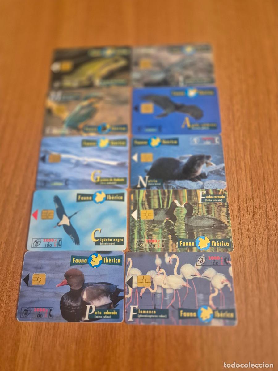 Tarjetas telef&oacute;nicas de colecci&oacute;n: LOTE 10 TARJETAS TELEFONICA FAUNA IBERICA.