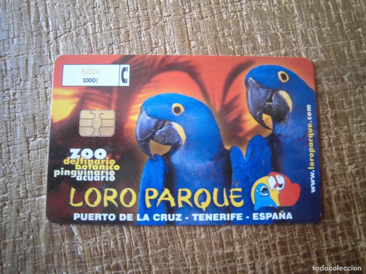 Tarjetas telef&oacute;nicas de colecci&oacute;n: TARJETA TELEF&Oacute;NICA LORO PARQUE TENERIFE 6 EUROS