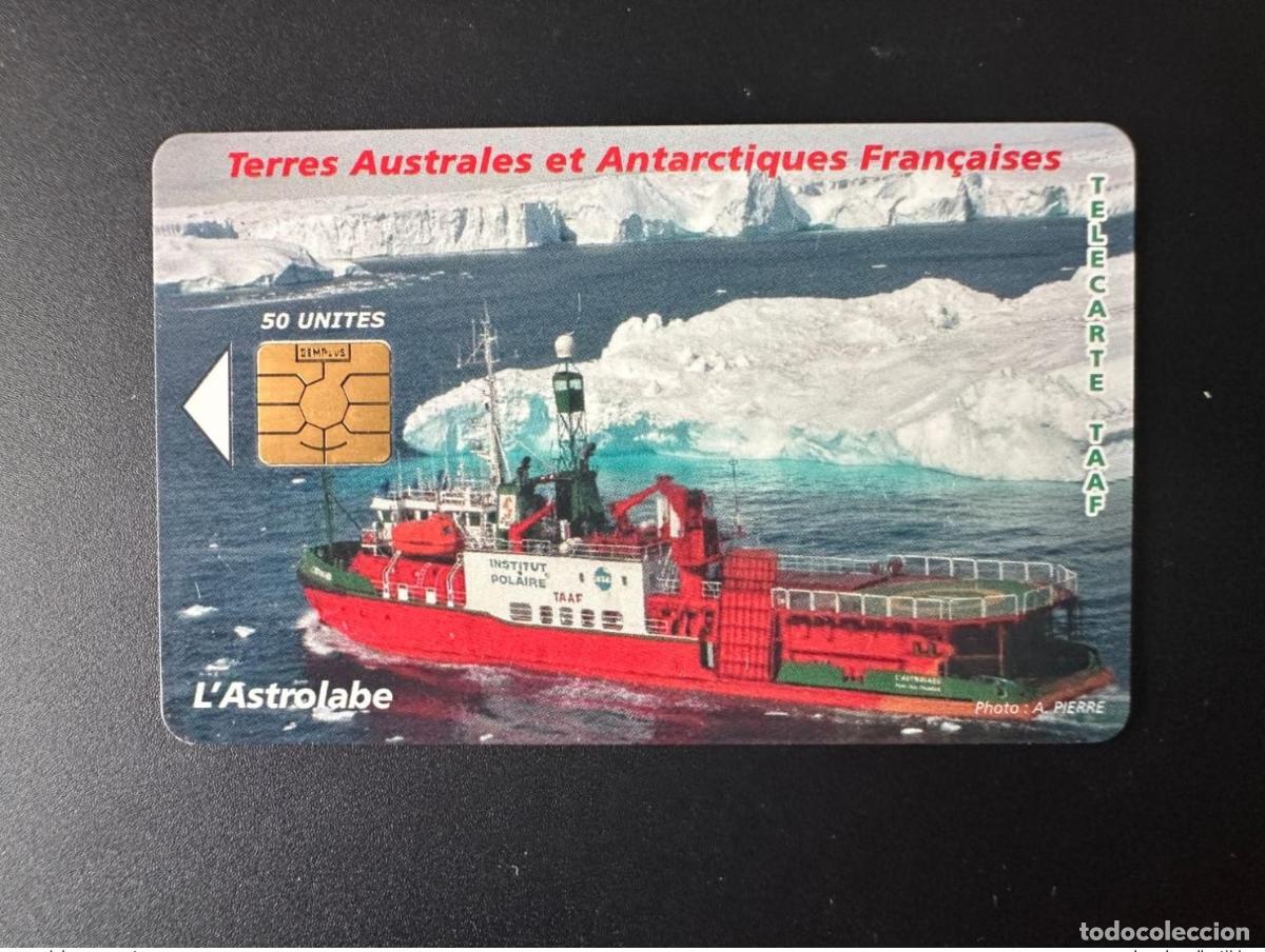 Tarjetas telef&oacute;nicas de colecci&oacute;n: Tarjeta telef&oacute;nica TAAF 50U - edici&oacute;n 3000 el Astrolabio en buen estado
