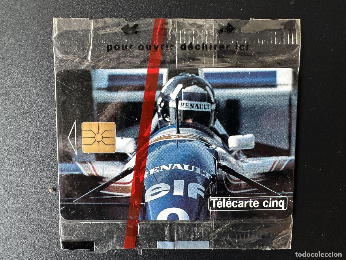Tarjetas telef&oacute;nicas de colecci&oacute;n: Tarjeta telef&oacute;nica 5U de Francia 1994 edici&oacute;n antigua 15000 Renault Sport en bl&iacute;ster