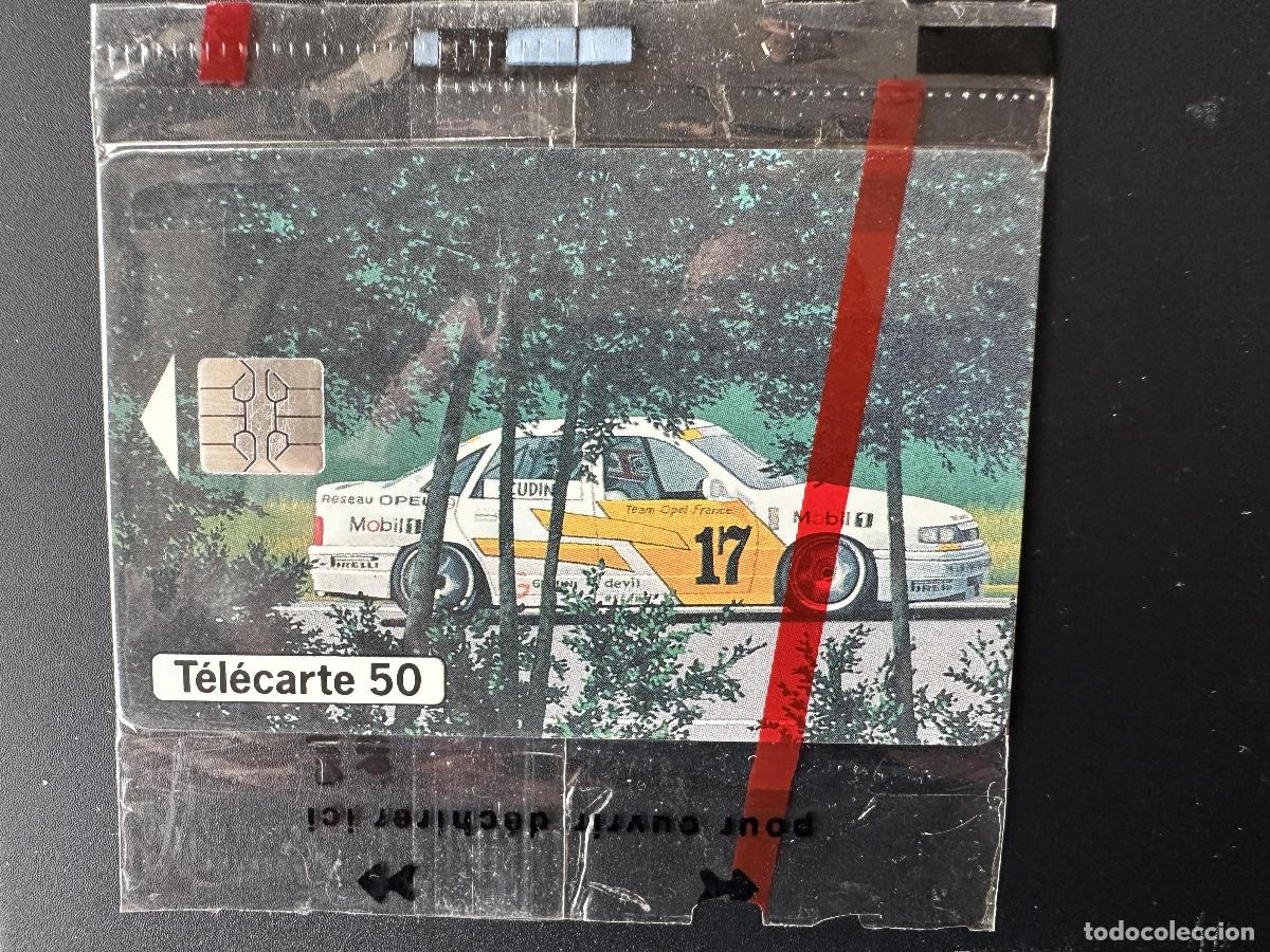 Tarjetas telef&oacute;nicas de colecci&oacute;n: Telecard Francia 1994 50U - Edici&oacute;n 6000 ex Opel Seguridad total en bl&iacute;ster