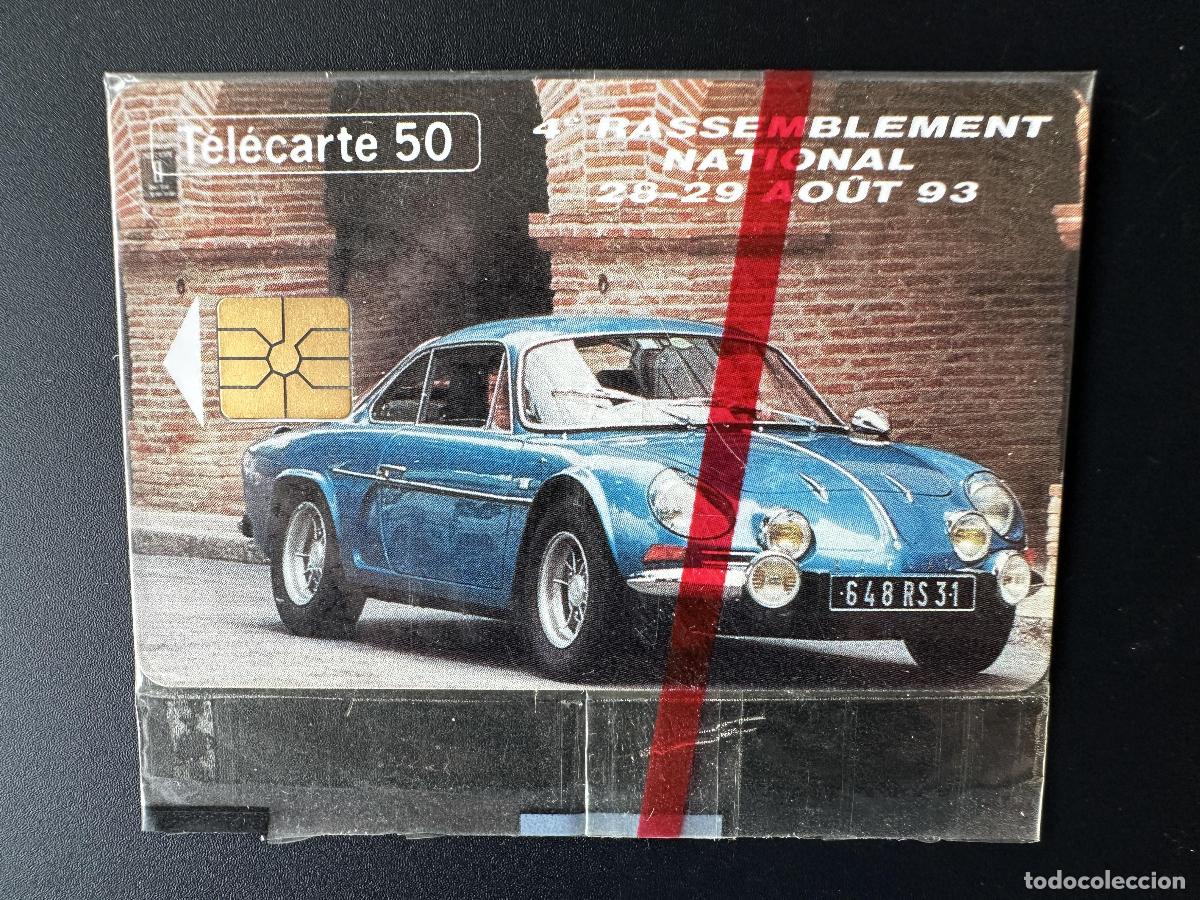 Tarjetas telef&oacute;nicas de colecci&oacute;n: Bl&iacute;ster Telecard France 1993 50U - Draw 5500 ex Renault Alpine Rally