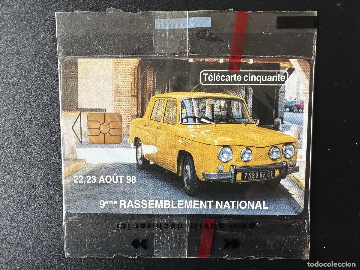 Tarjetas telef&oacute;nicas de colecci&oacute;n: Bl&iacute;ster Telecard France 1998 50U Draw 2700ex Renault Gordini R8 Rally
