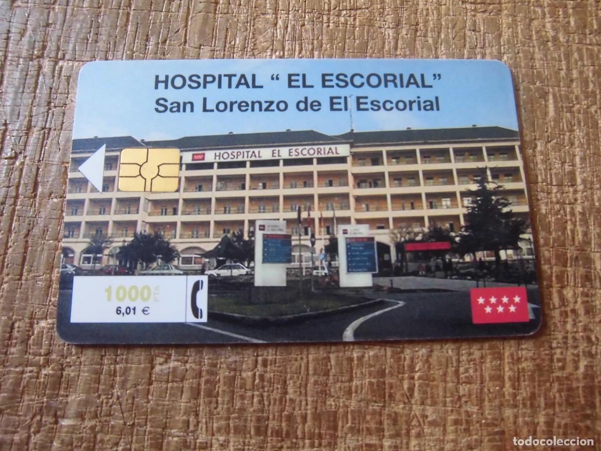 Tarjetas telef&oacute;nicas de colecci&oacute;n: TARJETA TELEF&Oacute;NICA HOSPITAL EL ESCORIAL SAN LORENZO DE EL ESCORIAL 1000 PESETAS