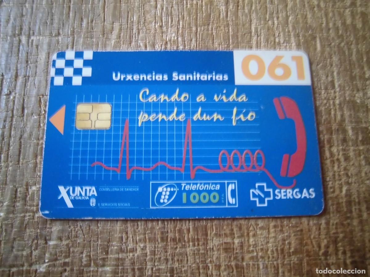 Tarjetas telef&oacute;nicas de colecci&oacute;n: TARJETA TELEF&Oacute;NICA 061 URXENCIAS SANITARIAS 1000 PESETAS