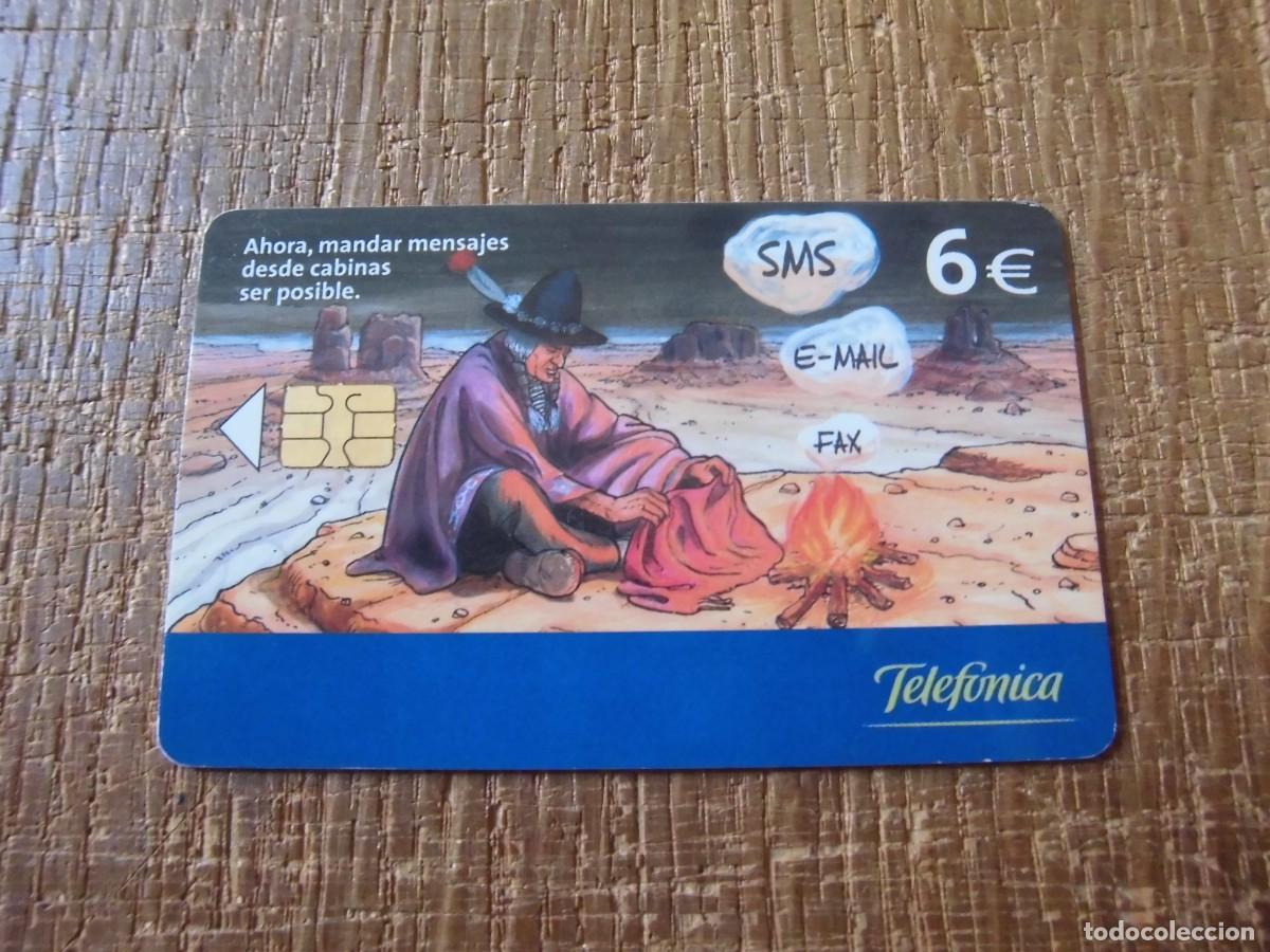 Tarjetas telef&oacute;nicas de colecci&oacute;n: TARJETA TELEF&Oacute;NICA SMS E-MAIL FAX 6 EUROS
