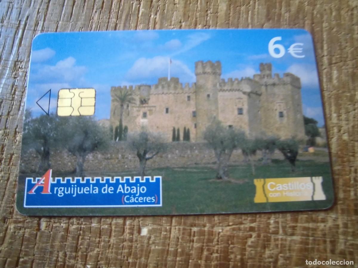 Cart&otilde;es de telefone de cole&ccedil;&atilde;o: TARJETA TELEF&Oacute;NICA ARGUIJUELA DE ABAJO C&Aacute;CERES 6 EUROS