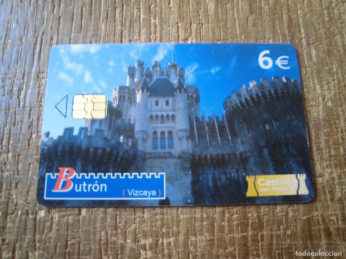 Cartes T&eacute;l&eacute;phoniques de collection: TARJETA TELEF&Oacute;NICA BUTR&Oacute;N VIZCAYA 6 EUROS