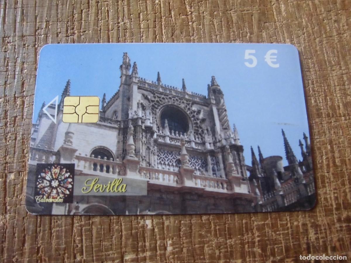 Tarjetas telef&oacute;nicas de colecci&oacute;n: TARJETA TELEF&Oacute;NICA CATEDRALES SEVILLA 5 EUROS