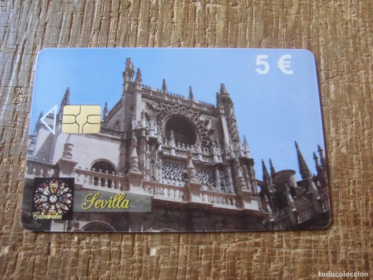 Tarjetas telef&oacute;nicas de colecci&oacute;n: TARJETA TELEF&Oacute;NICA CATEDRALES SEVILLA 5 EUROS