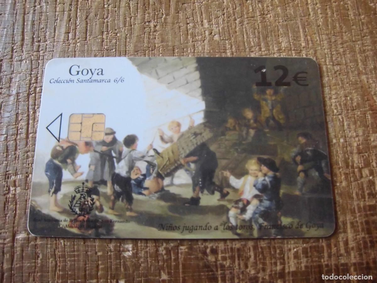 Tarjetas telef&oacute;nicas de colecci&oacute;n: TARJETA TELEF&Oacute;NICA GOYA NI&Ntilde;OS JUGANDO A LOS TOROS 12 EUROS