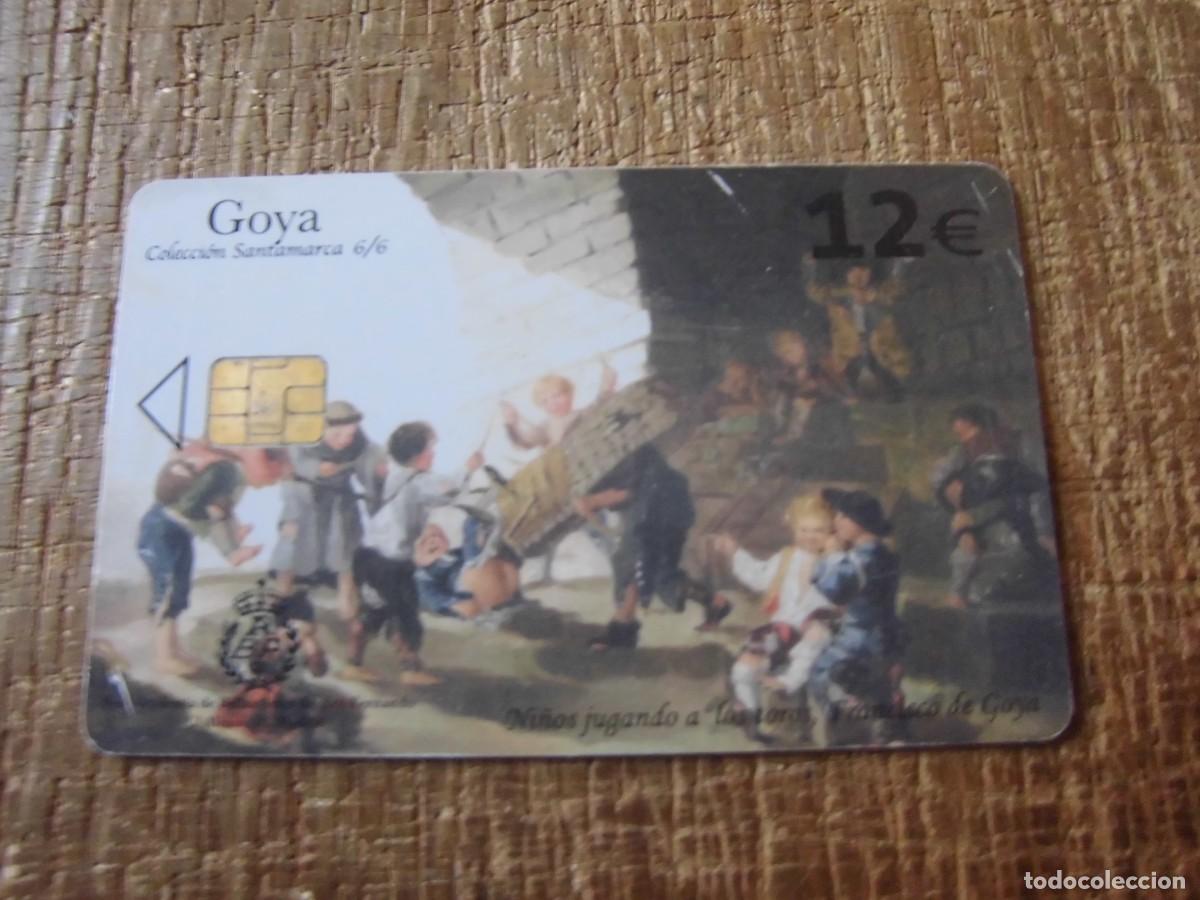 Tarjetas telef&oacute;nicas de colecci&oacute;n: TARJETA TELEF&Oacute;NICA GOYA NI&Ntilde;OS JUGANDO A LOS TOROS 12 EUROS