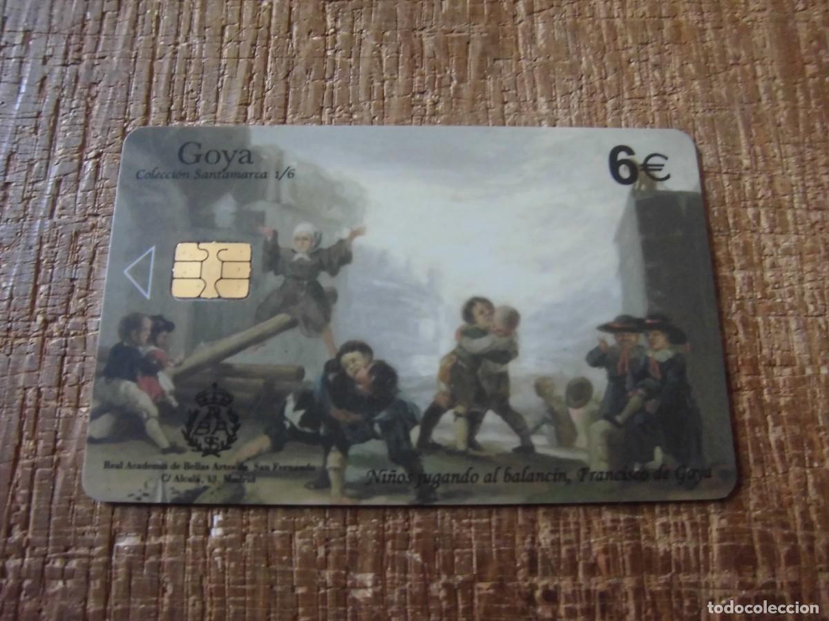 Tarjetas telef&oacute;nicas de colecci&oacute;n: TARJETA TELEF&Oacute;NICA GOYA NI&Ntilde;OS JUGANDO AL BALANC&Iacute;N 6 EUROS