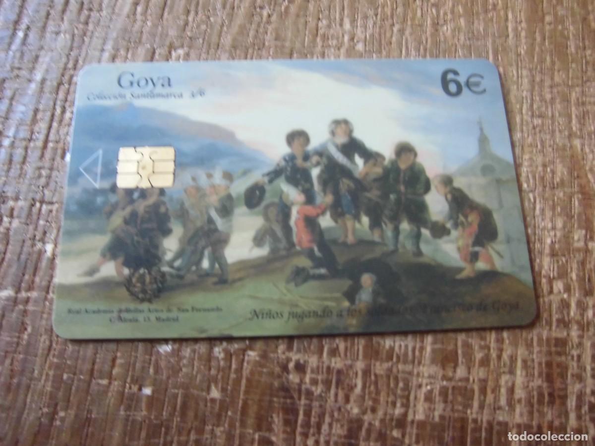 Tarjetas telef&oacute;nicas de colecci&oacute;n: TARJETA TELEF&Oacute;NICA GOYA NI&Ntilde;OS JUGANDO A LOS SOLDADOS 6 EUROS